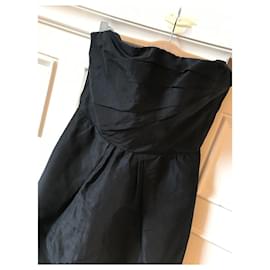 Dolce & Gabbana-DOLCE & GABBANA Dresses T.International L Linen-Black