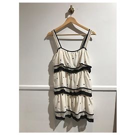 Vestido MARC JACOBS T.US 2 de seda Branco