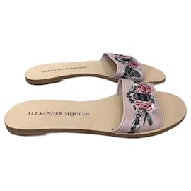 Alexander Mcqueen-ALEXANDER MCQUEEN Mules & clogs T.EU 38.5 Leather-Pink