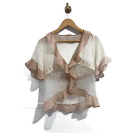 Chloé CHLOE Tops T.Internacional M Algodão Cru