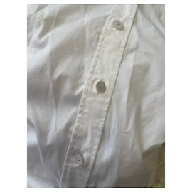 Alexander Mcqueen-ALEXANDER MCQUEEN Tops T.International S Cotton-White