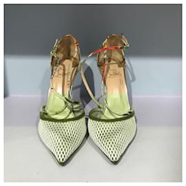 Christian Louboutin-CHRISTIAN LOUBOUTIN Heels T.EU 37.5 Leather-Multiple colors