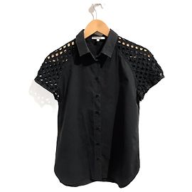 CARVEN Tops T.International M Cotone Nero