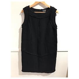Fendi-Robe FENDI T.International L Laine-Noir