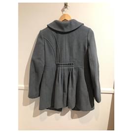 Louis Vuitton-LOUIS VUITTON Coats T.International M Wool-Blue