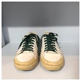 Saint Laurent-SAINT LAURENT Trainers T.EU 40 Leather-White