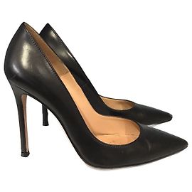 GIANVITO ROSSI Heels T.EU 36 Leather Black