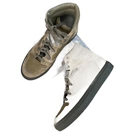 Baskets BALENCIAGA T.EU 39 Cuir Kaki