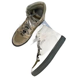 Balenciaga-BALENCIAGA Trainers T.EU 39 Leather-Khaki