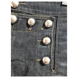 Gucci-GUCCI Jeans T.FR 36 Cotton-Blue