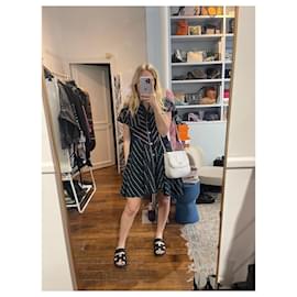 Sacai-SACAI Dresses T.International S Cotton-Navy blue