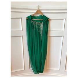 Lanvin-LANVIN Dresses T.FR 36 Silk-Green