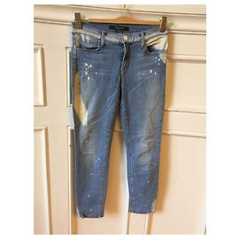 J BRAND Jeans T.FR 38 Cotone Blu