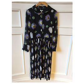 KENZO Dresses T.FR 36 Polyester Noir