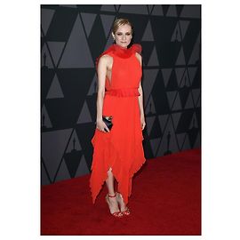 Vestidos GIVENCHY T.International S Seda Roja