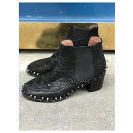 LAURENCE DACADE Ankle boots T.EU 37 Leather Black