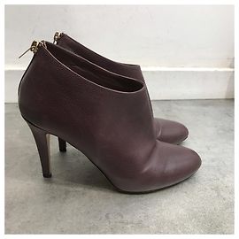 JIMMY CHOO Botas de tornozelo T.EU 40.5 Couro Roxo