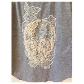 Alexander Mcqueen-ALEXANDER MCQUEEN Tops T.FR 34 Cotton-Grey