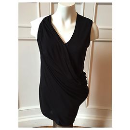 GIVENCHY Tops T.International L Viscose Noir