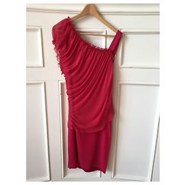 ALBERTA FERRETTI Dresses T.FR 36 Silk Red