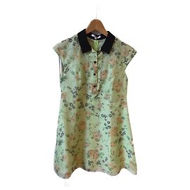 CARVEN Kleider T.FR 38 Seide Grün