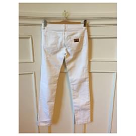 Dolce & Gabbana-DOLCE & GABBANA Jeans T.FR 36 Cotton-White