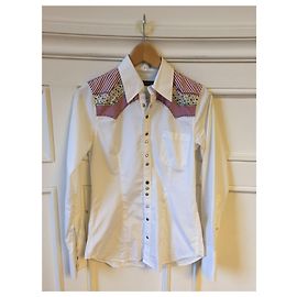 DSQUARED2 Tops T.FR 36 Baumwolle Weiß