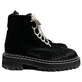 PROENZA SCHOULER Botas de tobillo T.EU 37.5 Cuero Negro