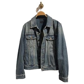 Giacca SAINT LAURENT T.International M Cotone Blu