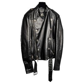 BALMAIN Jackets T.FR 42 Leather Black