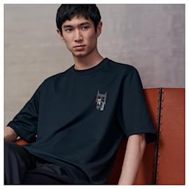 Hermès-HERMES  T.International XS Cotton-Blue