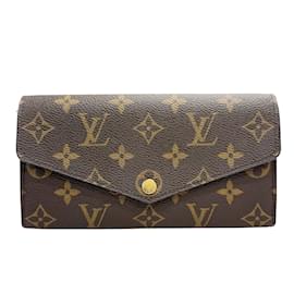 Louis Vuitton-Louis Vuitton Portefeuille Sarah Monogram Long Wallet-Brown,Pink