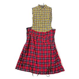 Vestido R13 de algodão multicolorido Multicor