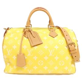 Louis Vuitton-Louis Vuitton Monogram Speedy P9 Bandouliere Boston Bag-Yellow