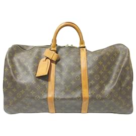 Louis Vuitton-Louis Vuitton Keepall 55-Brown