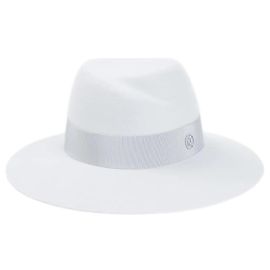 Maison Michel Icey Blue Wool Virginie Hat Light blue