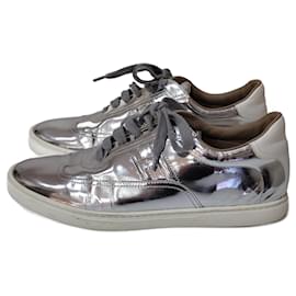 Hermès-Sneakers-Silvery