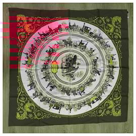 Hermès-Silk scarves-Red