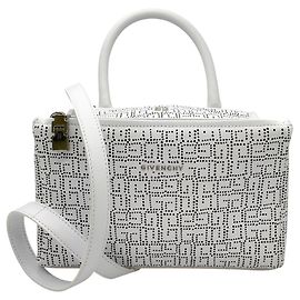 Bolsa pequena Pandora em couro de cabra marfim Givenchy Branco