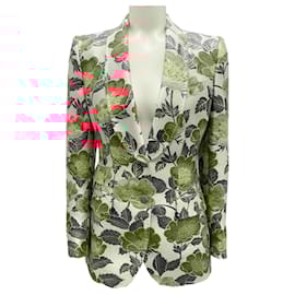 Dolce & Gabbana-Dolce & Gabbana Red / Green Floral Jacquard Jacket-Multiple colors