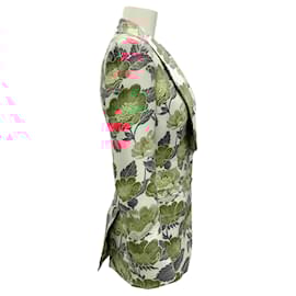 Dolce & Gabbana-Dolce & Gabbana Red / Green Floral Jacquard Jacket-Multiple colors