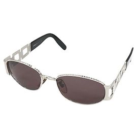 Fendi Silver FF Logo Sunglasses SL7070 Silvery