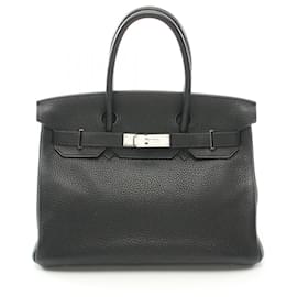 Hermès-Hermes Birkin 30 Handbag Black-Black
