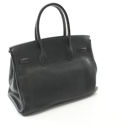 Hermès-Hermes Birkin 30 Handbag Black-Black