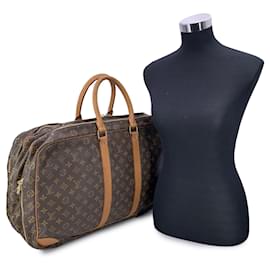 Louis Vuitton-Vintage Monogram Sirius 55 Triple Compartment Travel Bag-Brown