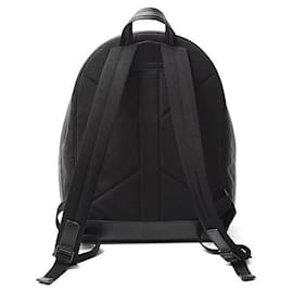 Burberry-Burberry Nylon Leather TB Monogram Backpack-Black