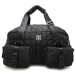Chanel-Chanel Nylon Sports Line Boston Bag-Black