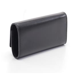 Hermès-Hermes Box Calf Key Case Black-Black