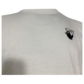 Off White-Off-White Back Marker Arrow T-Shirt in White Cotton-White