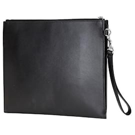 Yves Saint Laurent-Saint Laurent Leather Clutch Bag 608060-Black